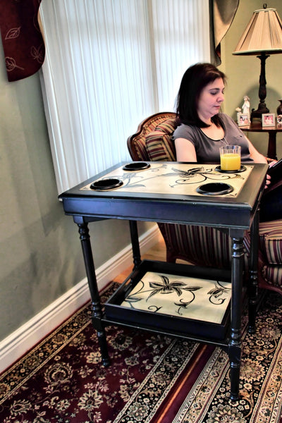 Hand Painted Side Folding Table